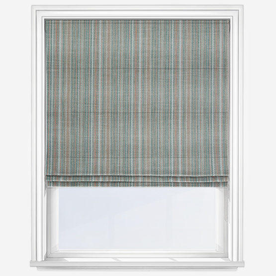 Artisan Teal Roman Blind