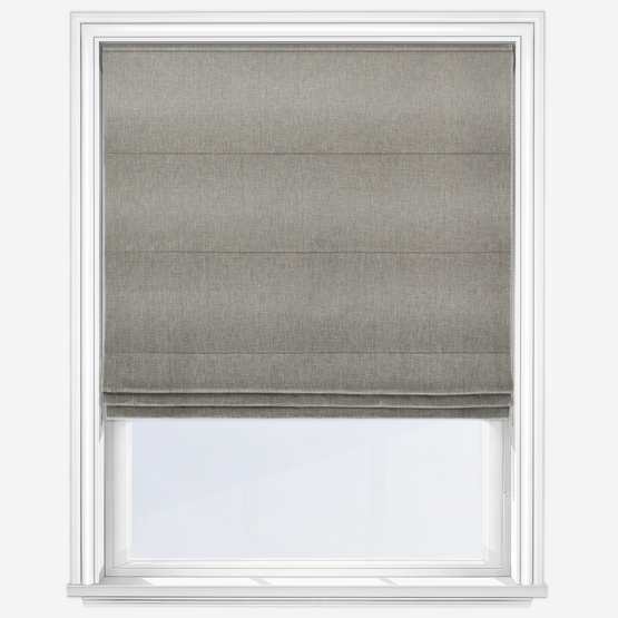 Asana Grey Mist Roman Blind