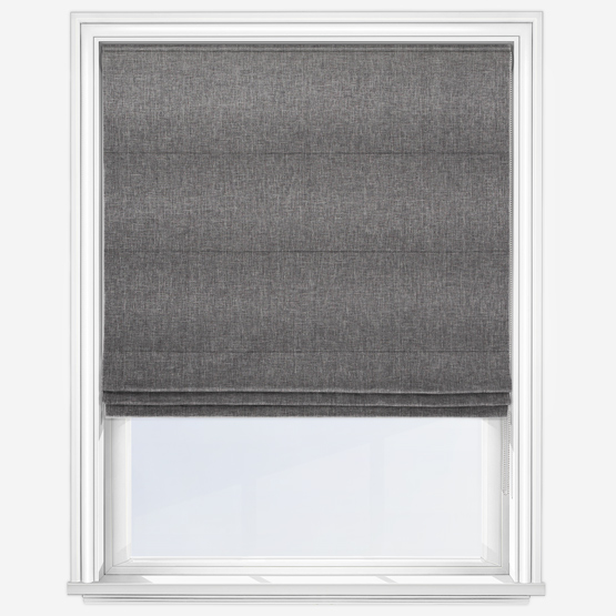 Asana Pewter Roman Blind