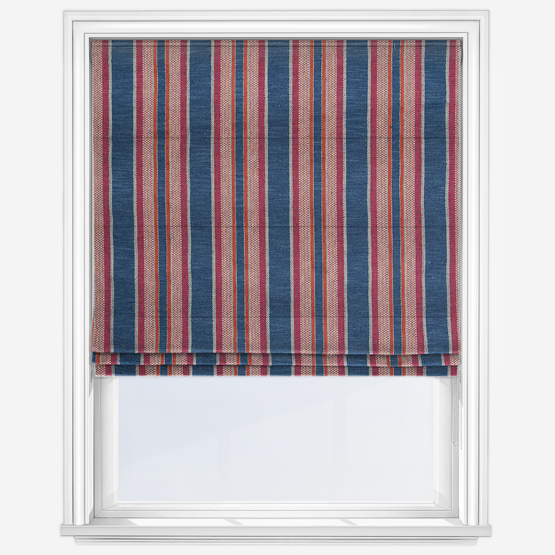 Aspen Indigo Roman Blind