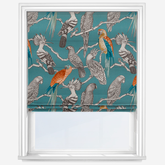 Aviary Lagoon Roman Blind