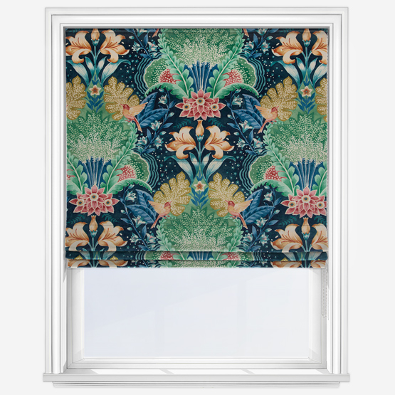 Babooshka Midnight Roman Blind