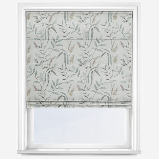 Betony Cornflower Roman Blind