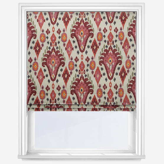Boho Begonia Roman Blind