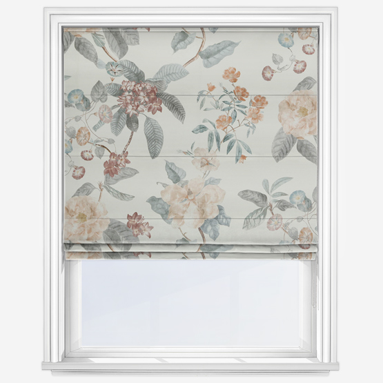 Botanical Garden Rosedust Roman Blind