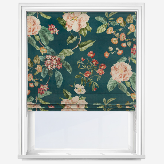 Botanical Garden Tapestry Roman Blind