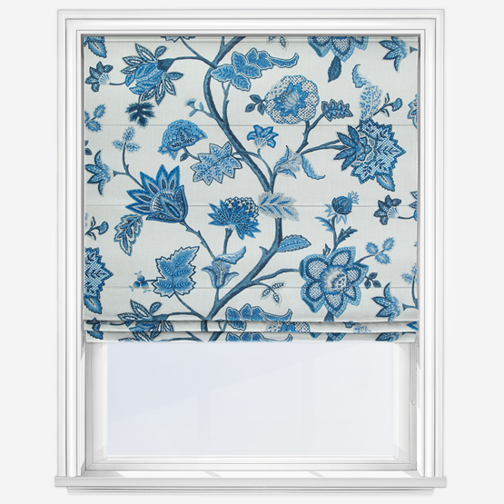 Chanderi Sapphire Roman Blind