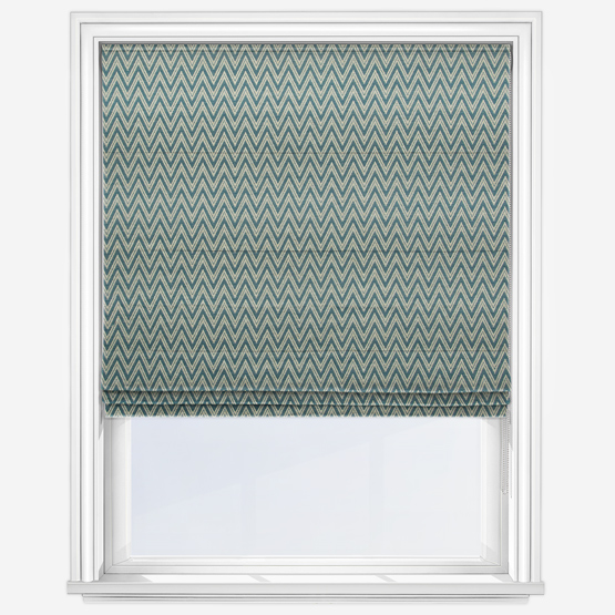 Chromatic Riviera Roman Blind