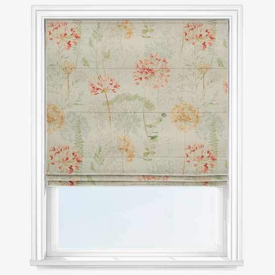 Country Journal Blue Mist Roman Blind