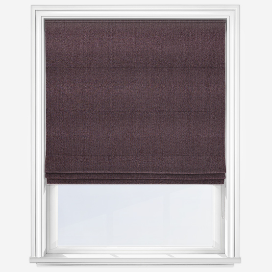 Dharana Plum Roman Blind