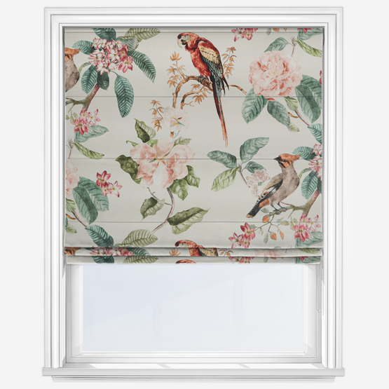 Enchanted Garden Chintz Roman Blind