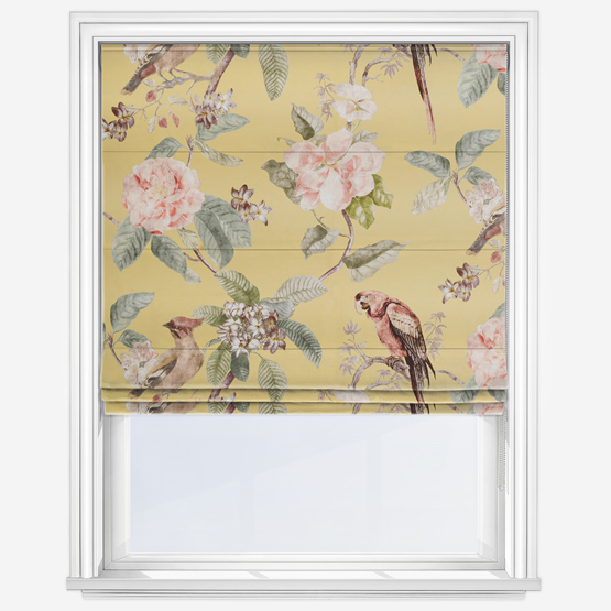 Enchanted Garden Pampas Roman Blind