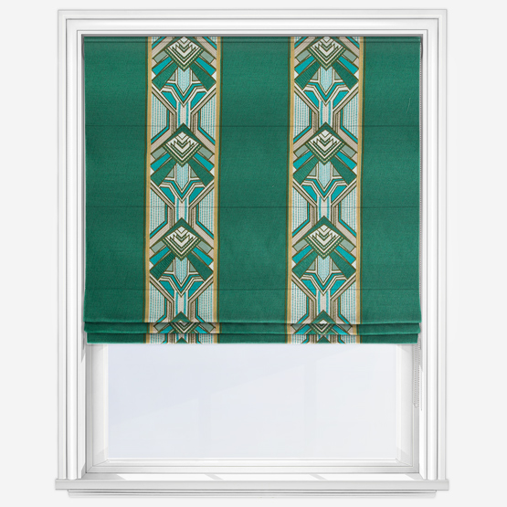 Gatsby Emerald Roman Blind