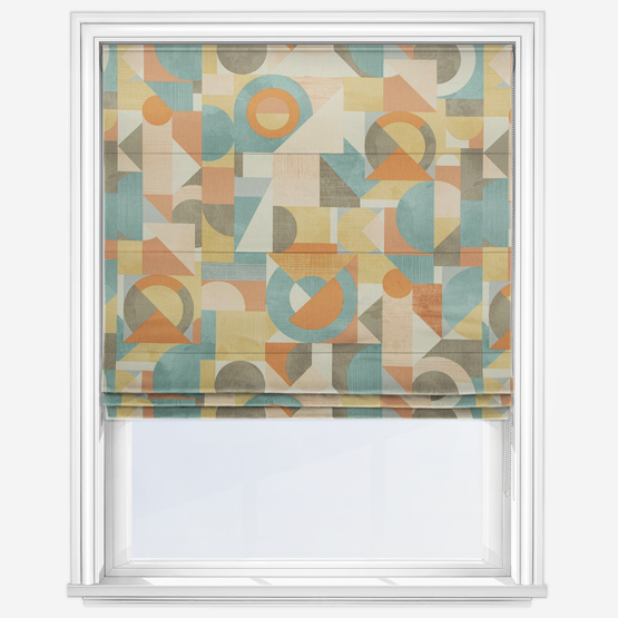 Geometrica Mandarin Roman Blind