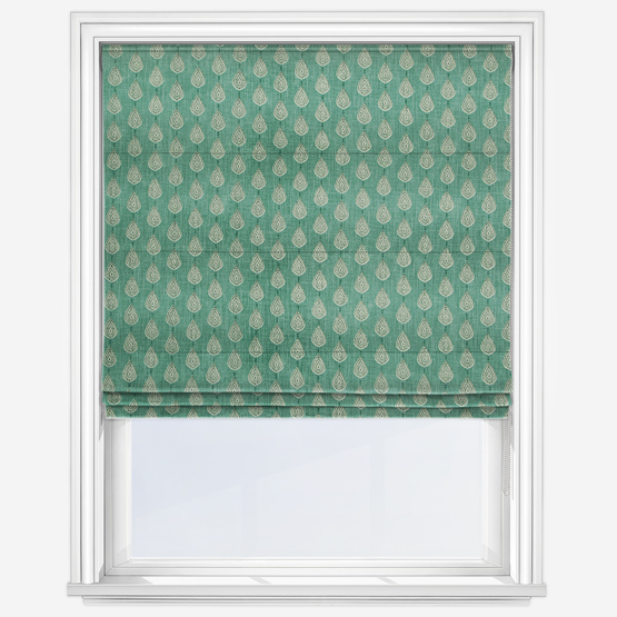 Indo Forest Roman Blind