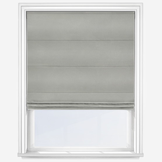 Karuna Grey Mist Roman Blind