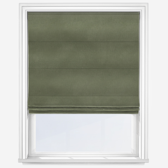 Karuna Olive Roman Blind