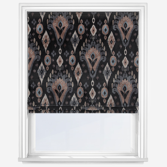 Kasbah Anthracite Roman Blind