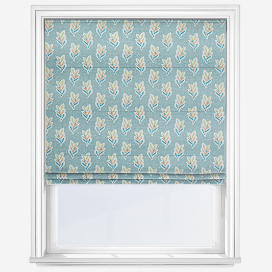 Lalita Chalk Blue Roman Blind