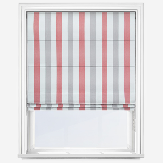 Lowell Raspberry Roman Blind