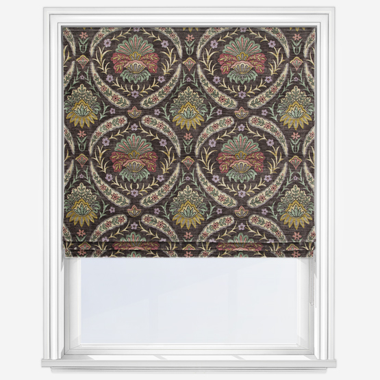 Lucerne Wineberry Roman Blind