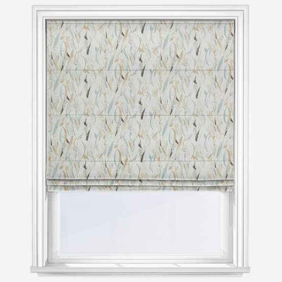 Lunette Cornflower Roman Blind