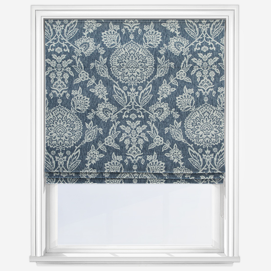 Madurai Indigo Roman Blind