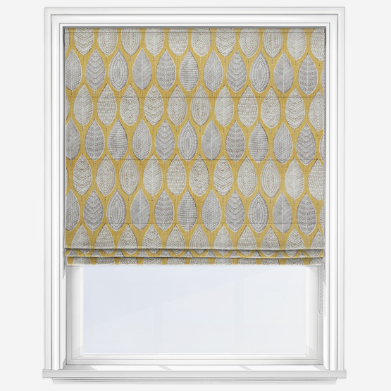 Malabar Quince Roman Blind