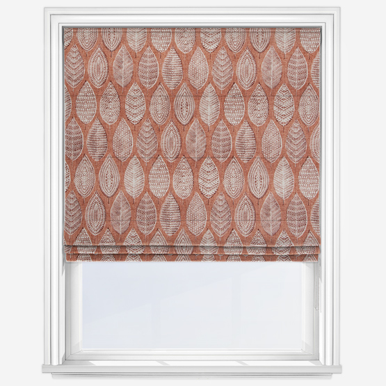 Malabar Sienna Roman Blind