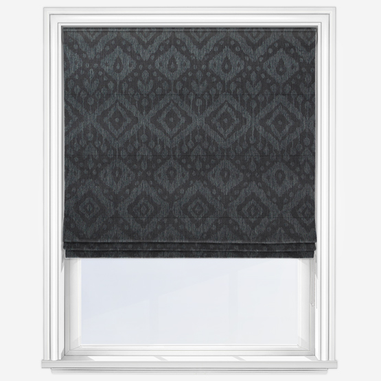 Mendoza Anthracite Roman Blind