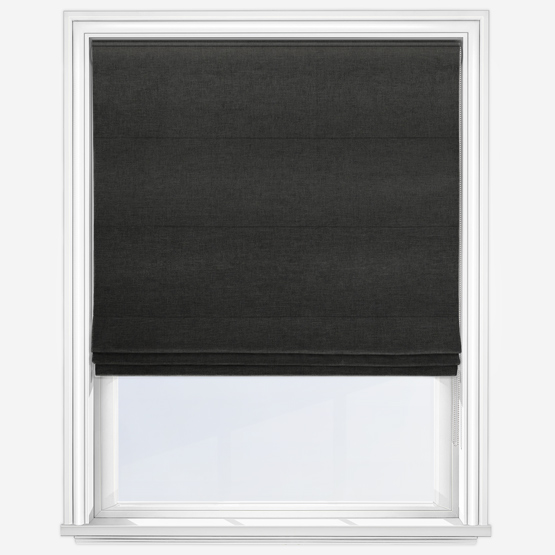 Namaste Charcoal Roman Blind