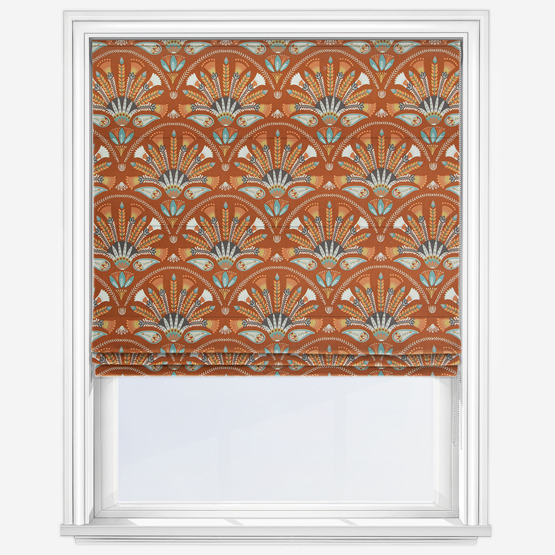 Octavia Amber Roman Blind