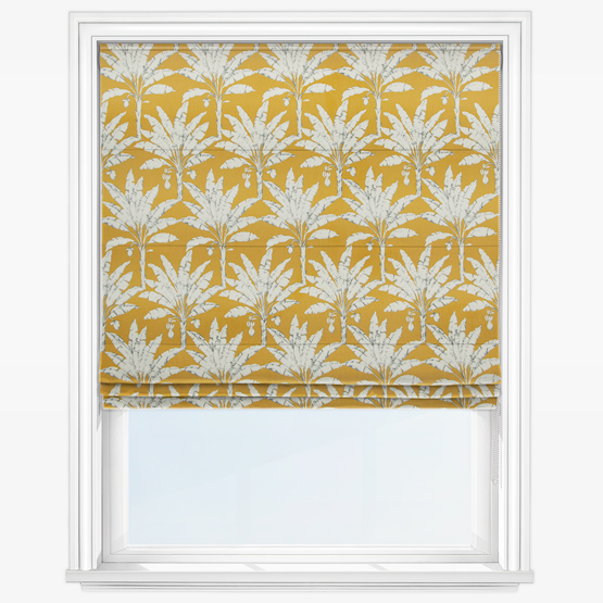 Palm House Ochre Roman Blind