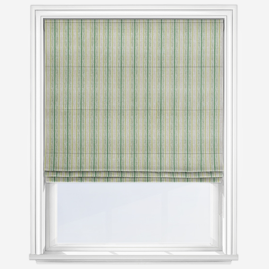 Picot Sage Roman Blind