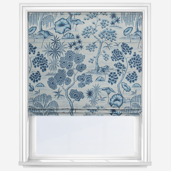 Porcelaine Delft Roman Blind