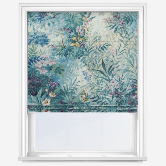 Rewilding Cornflower Roman Blind