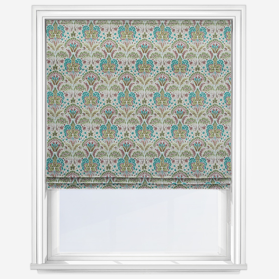 Rhapsody Orchid Roman Blind