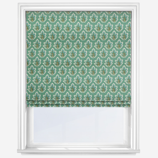 Roshni Malachite Roman Blind