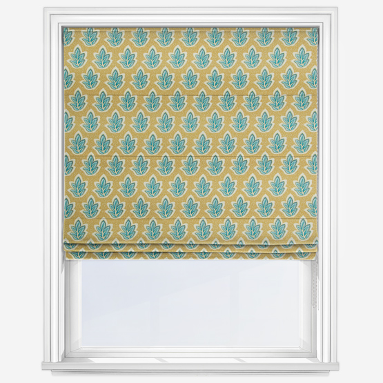 Roshni Ochre Roman Blind