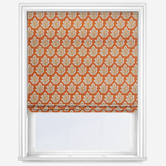 Roshni Papaya Roman Blind