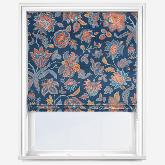 Sarita Velvet Sapphire Roman Blind