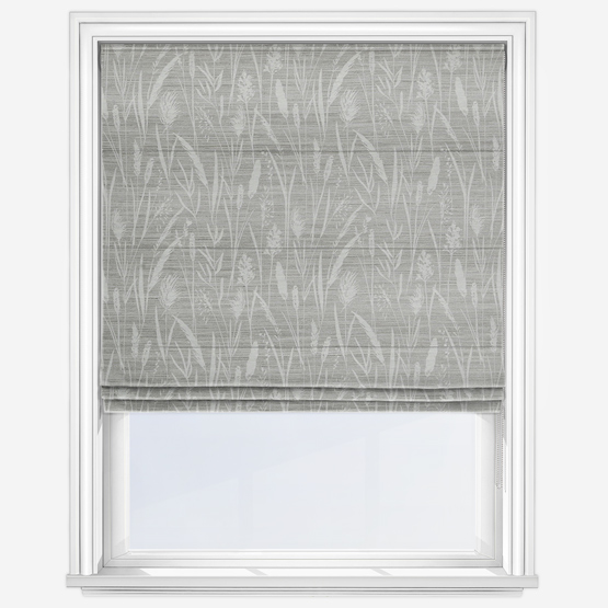 Sea Grasses Dove Roman Blind