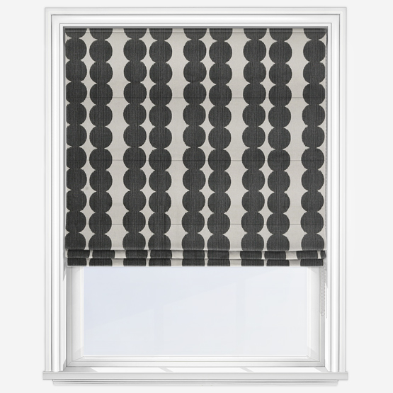 Segments Onyx Roman Blind