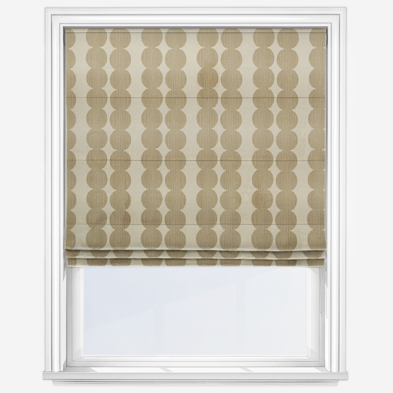 Segments Stone Roman Blind