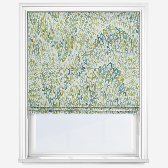 Seraphina Moss Roman Blind