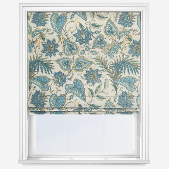 Silk Road Sapphire Roman Blind