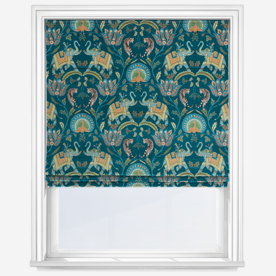 Sumatra Velvet Ocean Roman Blind