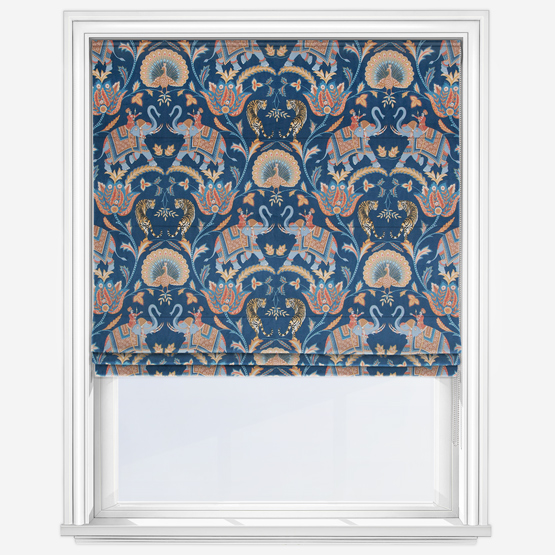 Sumatra Velvet Sapphire Roman Blind