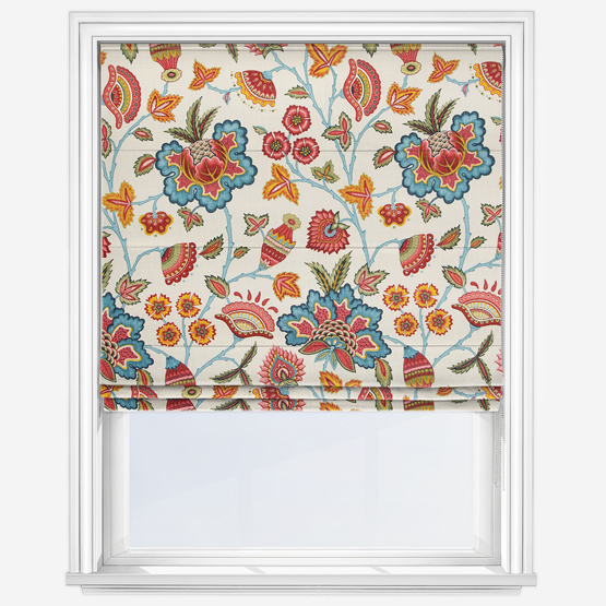 Summer Tapestry Roman Blind