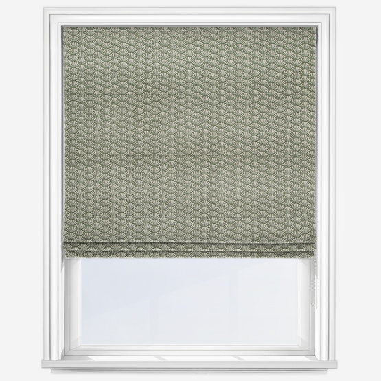 Tatami Olive Roman Blind